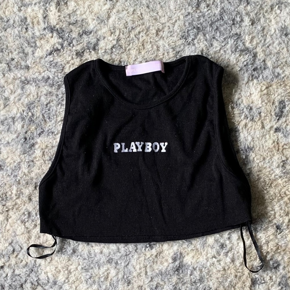 Playboy x missguided micro crop